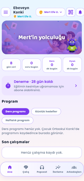 Ebeveyn Kanki uygulaması