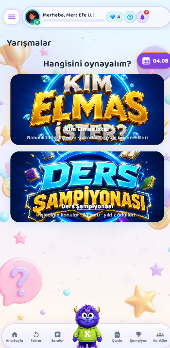 Yarışma ekranı
